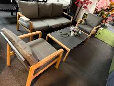 Brand New 4pcs Patio Furniture Set slat Coffee Table  $599 - Photo 2