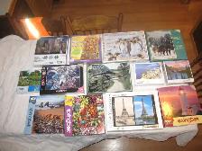 91 BRAND NED 1000 1500 PIECE PUZZLES FACTORY SEALED $10 - Photo 4