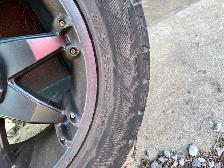 Set of 4, 20" Fuel rims and tires. - Photo 2