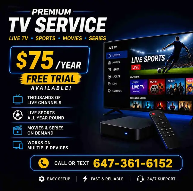 Premium Digital TV Service – Free Trial Available