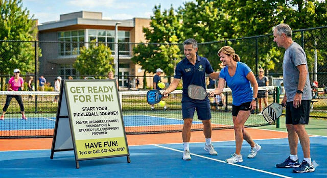Pickleball Coaching for Beginners – GTA Wide | $50/hr | Paddle &