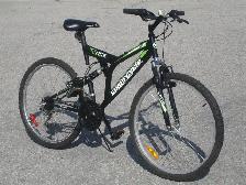 ADULT LARGE 26' SUPERCYCLE VICE 18SPD WITH FULL DUAL SUSPENSION!