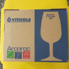 6 COUPES À VIN VITICOLE DANS BOITE CADEAU: $25.00 POUR LE TOUT