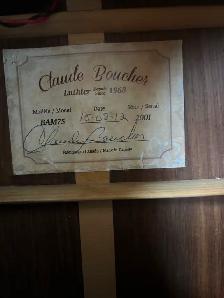 2012 Claude Boucher Brazilian Rosewood Dreadnought - Photo 4