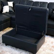 New Sectional Sofa In Faux Leather - Black Now On Big Sale - Photo 2