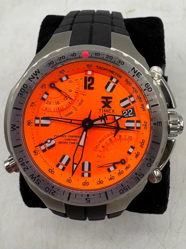 New Orange Timex t3b871 Watch with Brand New Battery in Box