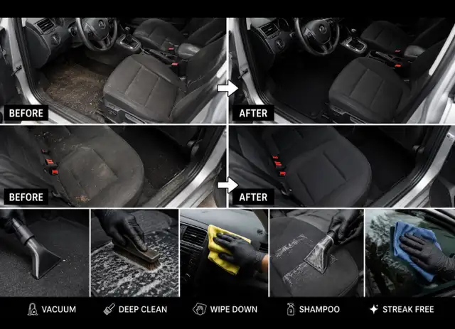 Mobile Car Interior Cleaning & Detailing
