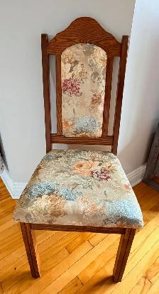 Vintage Oak Table with chairs for sale! Table Vintage en bois - Photo 6