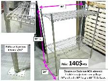 Étagères galvanisées boulonnées 18'',x36''x84'' et autres - Photo 10