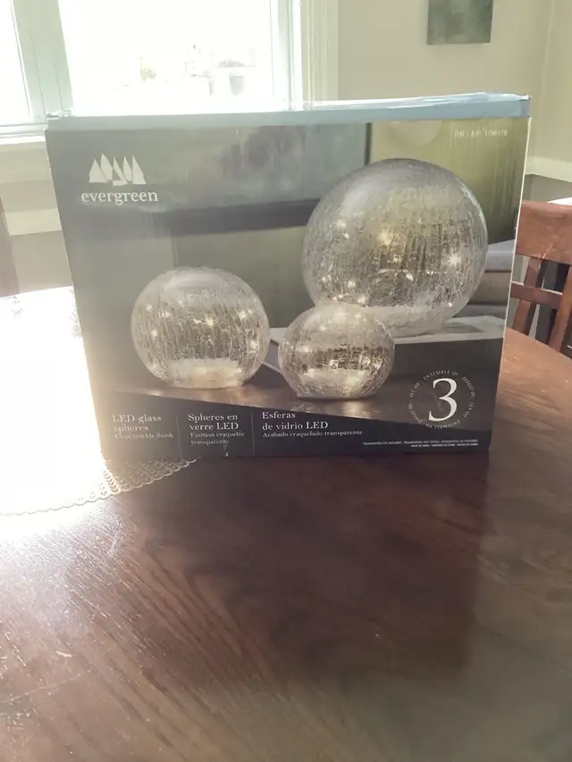 Glass globe lights
