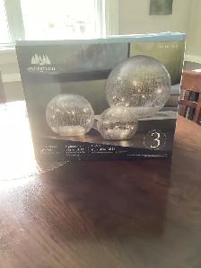 Glass globe lights