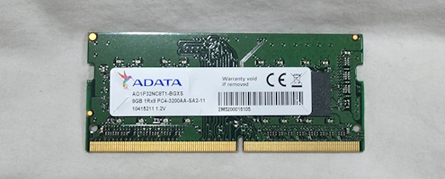 ADATA 8GB DDR4 3200Mhz Ram