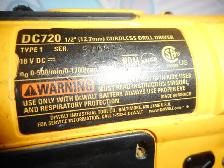 18 volt DeWalt various speed hammer drill with charger, battery - Photo 2