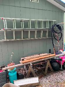 Louisville 20' extension ladders x 2