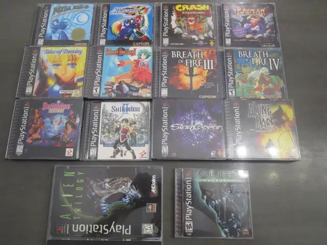 PS1 Games - Lots of Rares and Bangers!