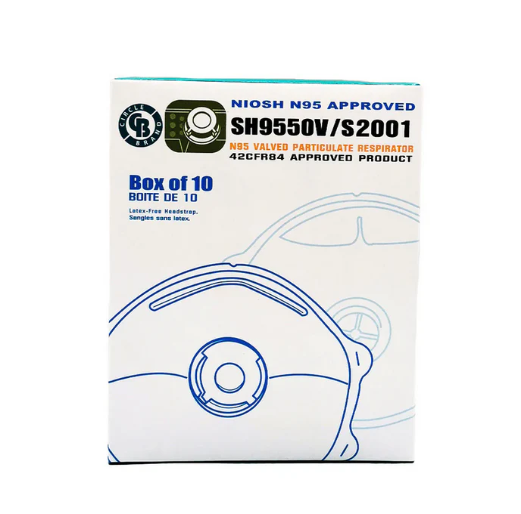 N95 Valved Particulate Respirator Masks (Box of 10)