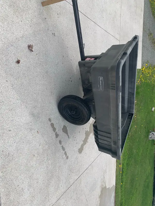 lawn mower dump trailer