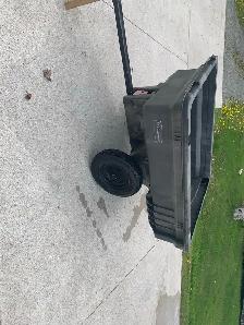 lawn mower dump trailer
