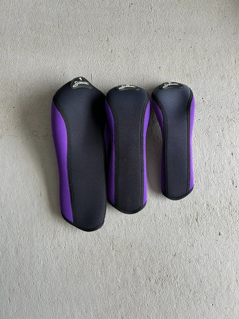 Purple/Black Nylon Wood Head Covers