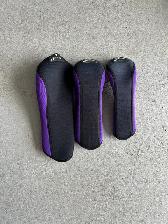 Purple/Black Nylon Wood Head Covers