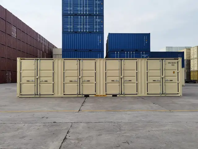 40FT SHIPPING CONTAINER W/4 SIDE DOORS | 40FT SEA CAN STORAGE