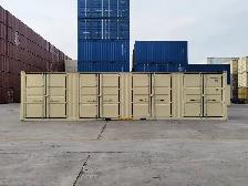 40FT SHIPPING CONTAINER W/4 SIDE DOORS | 40FT SEA CAN STORAGE