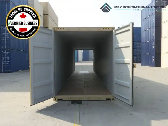 40ft HC Double Door Sea Can Container | Doors on Both Ends