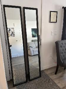 Two new framed mirror