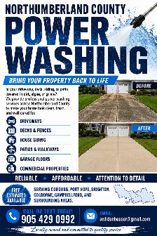 NORTHUMBERLAND COUNTY POWER WASHING
