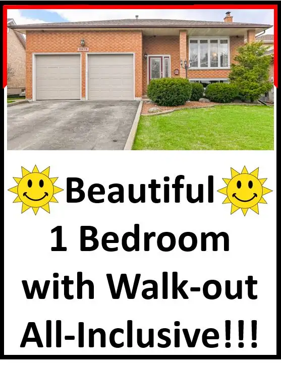Nice & Big 1-Bed, 1-Bath Walkout Apartment $1895/mth - All in
