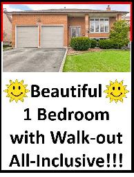 Nice & Big 1-Bed, 1-Bath Walkout Apartment $1895/mth - All in