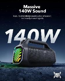 soundcore Boom 2 Plus Outdoor Speaker, 140W, 2 2 Channel, BassUp - Photo 2