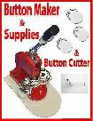 3' 75mm Button maker press round circle cutter 100 set buttons