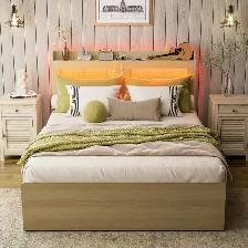 .Brand New Queen Size Bed Frame with Headboard 4-Drawer $199 - Photo 3