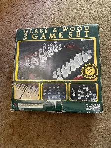 Glass and Wood premier 3 game set