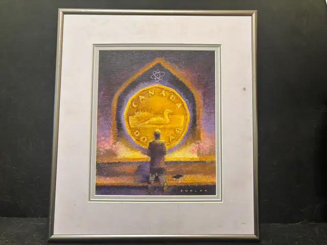 PAUL ZWOLAK painting on canvas