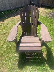 wooden Adirondack chair - Photo 2