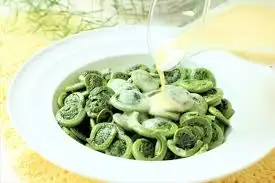 Fresh Picked Fiddleheads
