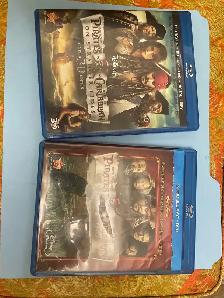 Pirates of the Caribbean Blurays