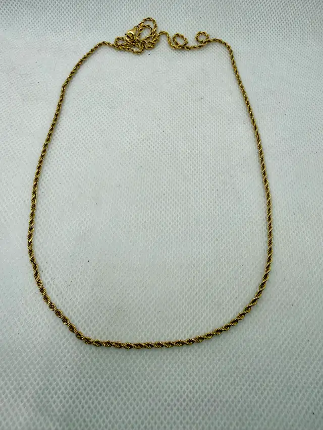 10K Gold Rope Chain~23'