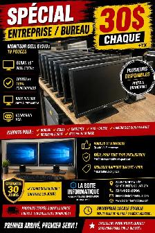 ️ Moniteur Dell E1910c 19 po – Robuste, Testé & Fonctionnel –