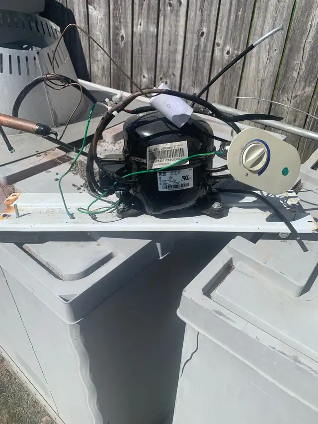 compressor for 12 cubic ft chest freezer