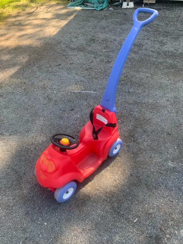 kids ride on push car