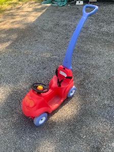 kids ride on push car