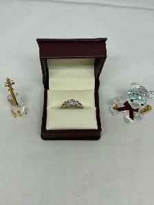 Trinity 14k Diamond Ring