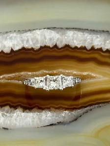 Trinity 14k Diamond Ring - Photo 3