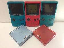GAMEBOY COLOR & GAMEBOY ADVANCE SP CONSOLES