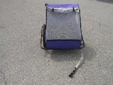 MUST SELL NOW BIKE TRAILER FOR TWO KIDS EVERYTHING INCLUDED! - Photo 5