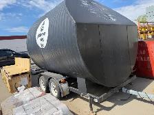 Weholite Container c/w Dual axle trailer