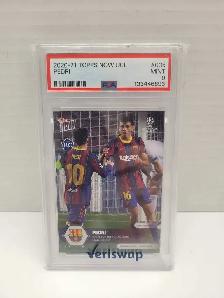 Pedri FC Barcelona Topps Now UCL 2020-21 PSA Mint 9